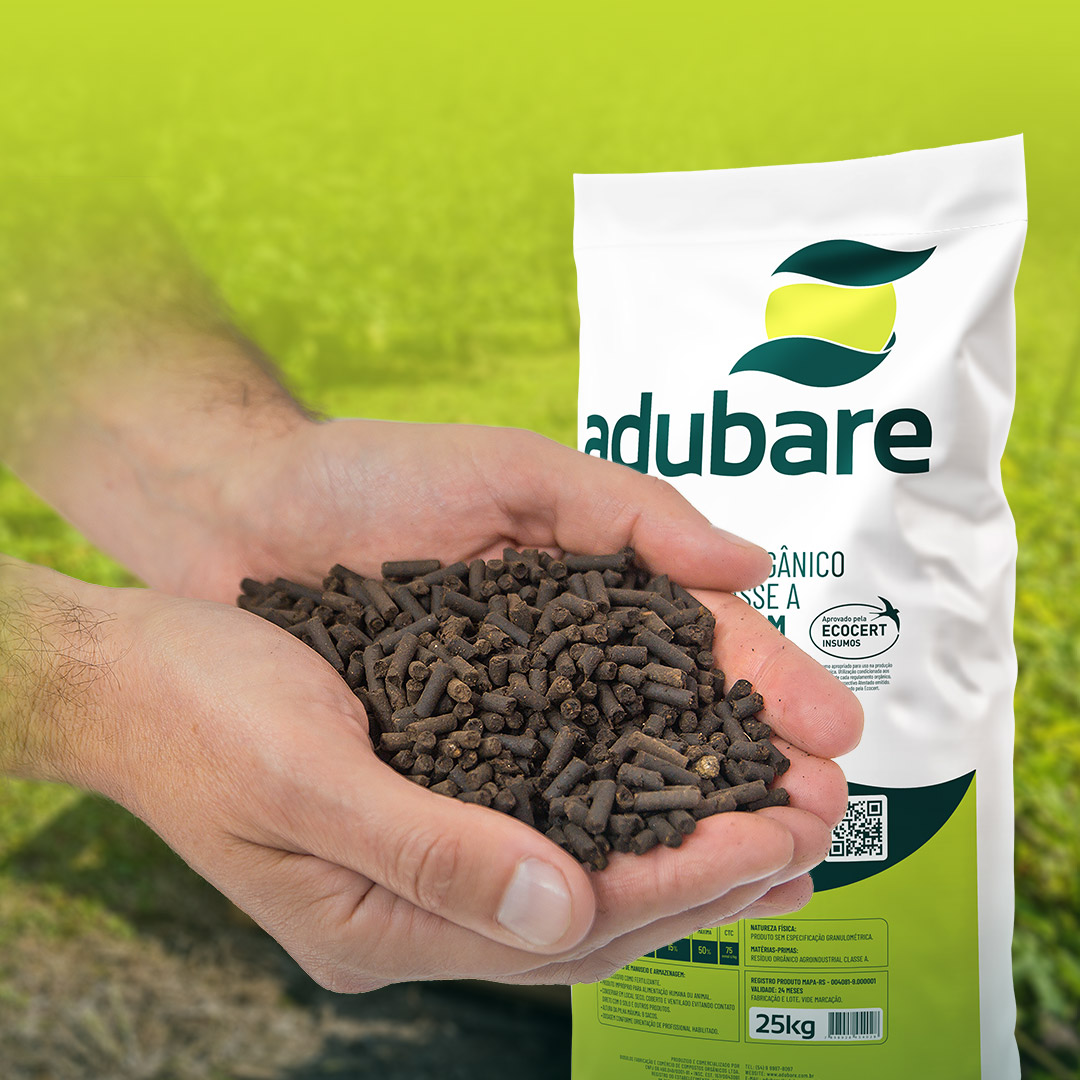 Fertilizante Orgânico Composto Classe A Super Premium Peletizado