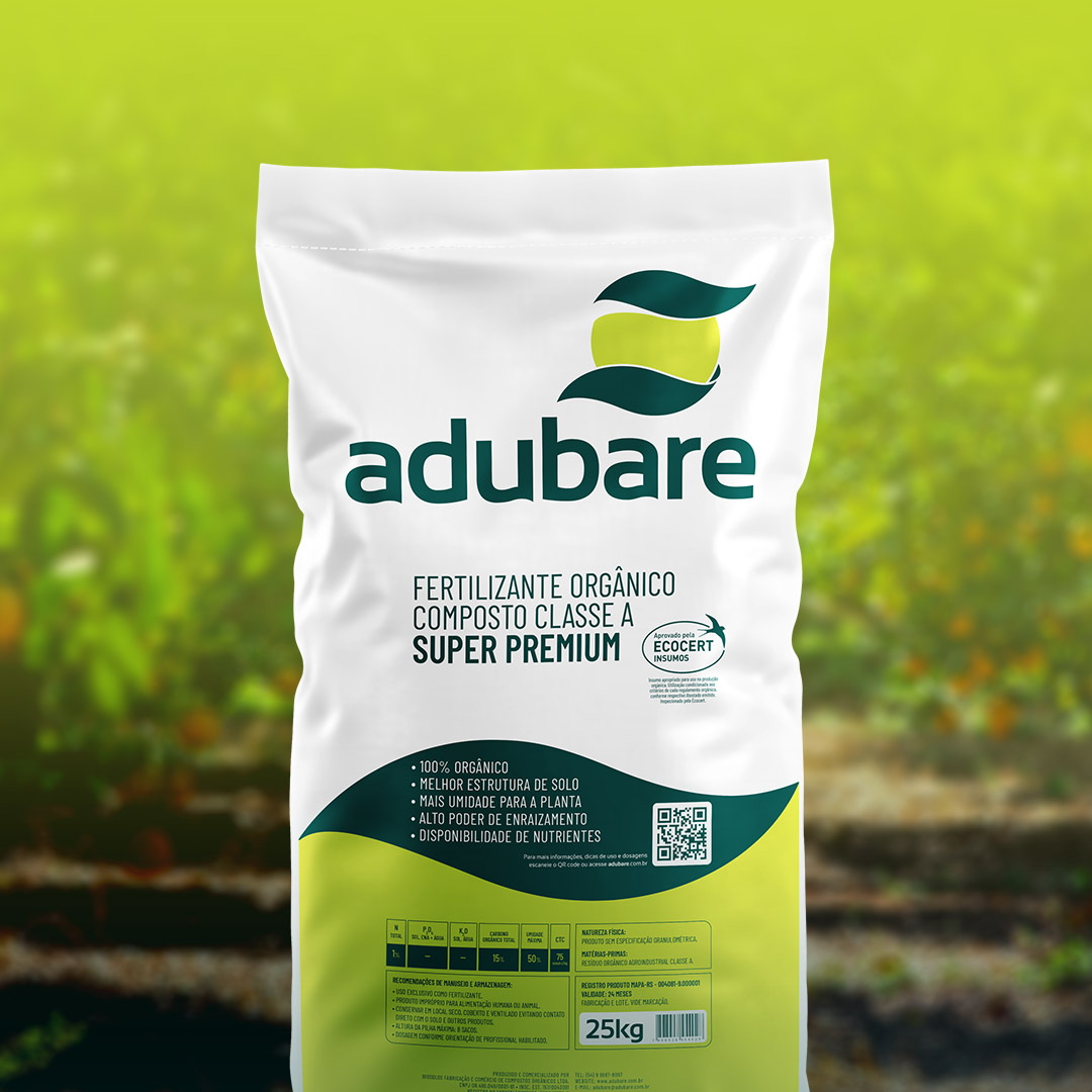 Fertilizante Orgânico Composto Classe A Super Premium